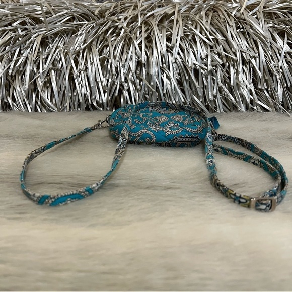 VERA BRADLEY Totally Turq Little Hip Bag Crossbody Belt Bag Brown Medallions - Picture 9 of 14